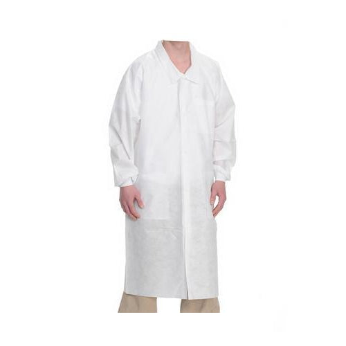 ValuMax 3660WH2XL Extra-Safe Lab Coats Knee Length White 2XL 10/Pk ValuMax 3660WH2XL Extra-Safe Lab Coats Knee Length White 2XL 10/Pk